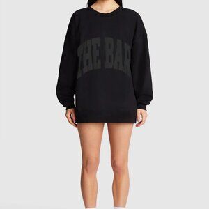 THE BAR VARSITY SWEATSHIRT BLACK XL